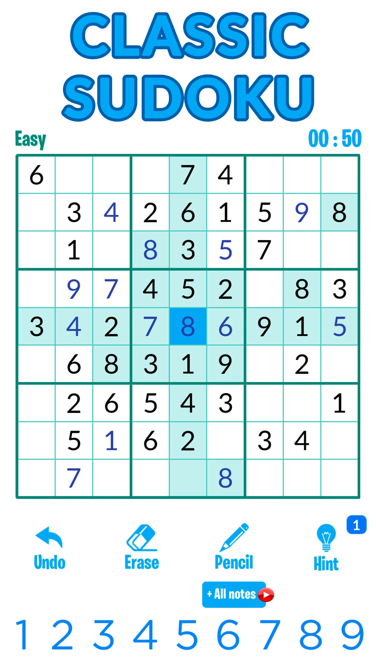 Sudoku Offline - Brain Game screenshot