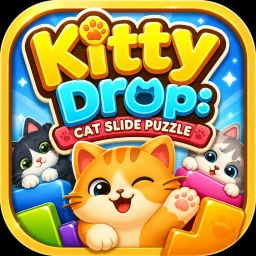 Kitty Drop: Cat Slide Puzzle icon